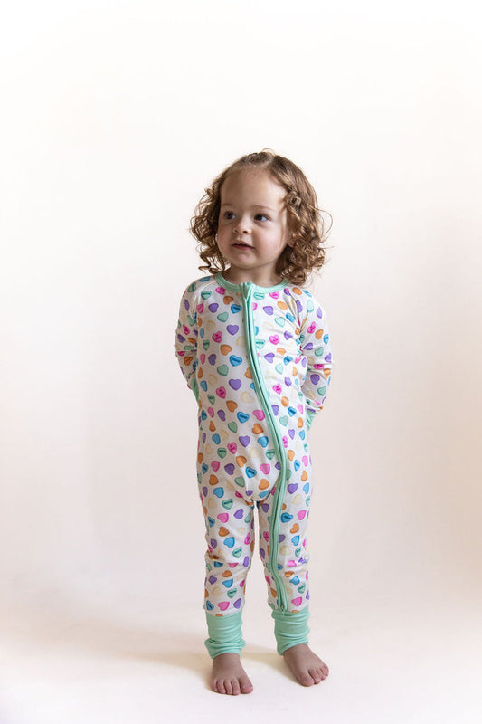 CANDY HEARTS | ZIPPER ONE PIECE