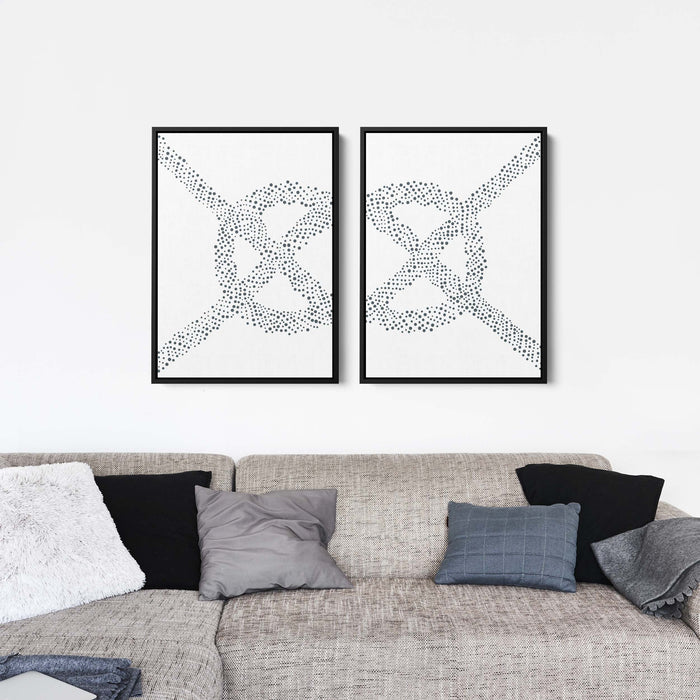8"x10" / Canvas Set / Black
