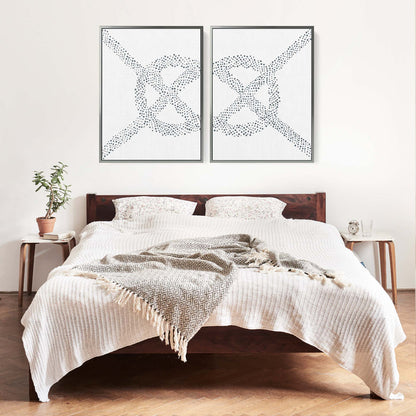 8"x10" / Canvas Set / Antique Silver