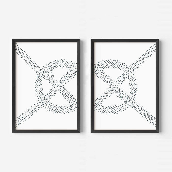 Carrick Bend Knot - Set of 2 - Jetty Home