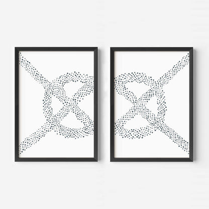 Carrick Bend Knot - Set of 2 - Jetty Home