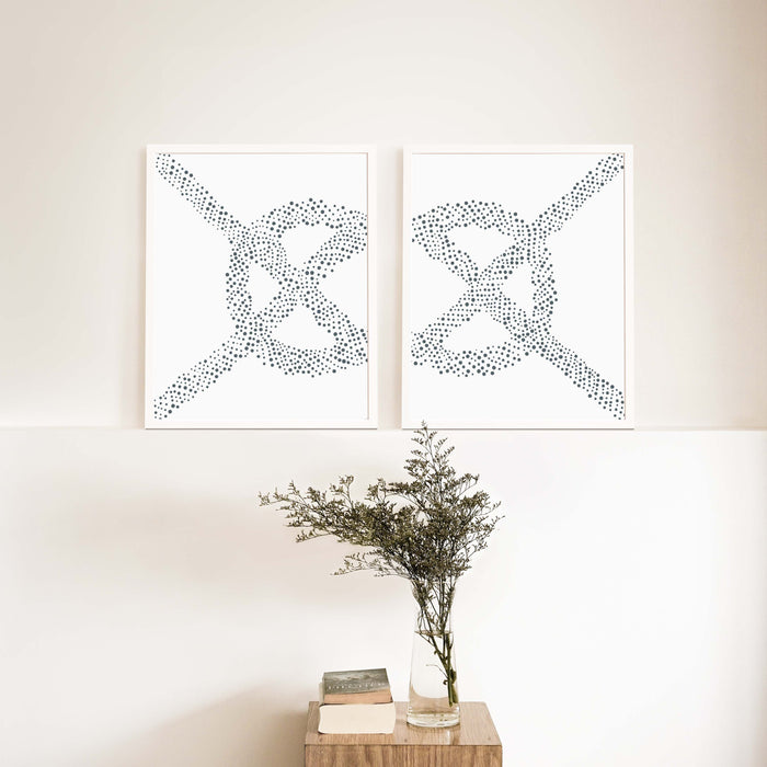 Carrick Bend Knot - Set of 2 - Jetty Home