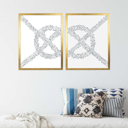 Carrick Bend Knot - Set of 2 - Jetty Home