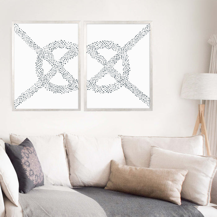 5"x7" / Art Print Set / Antique Silver