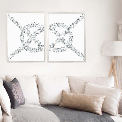 5"x7" / Art Print Set / Antique Silver
