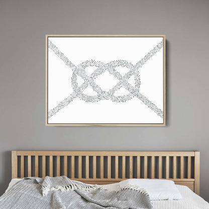 Carrick Bend Knot Illustration - Jetty Home