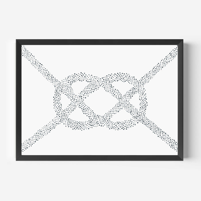 Carrick Bend Knot Illustration - Jetty Home
