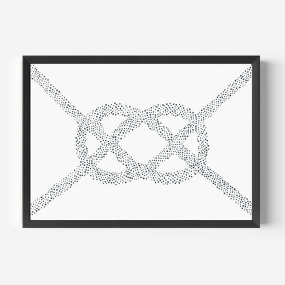 Carrick Bend Knot Illustration - Jetty Home