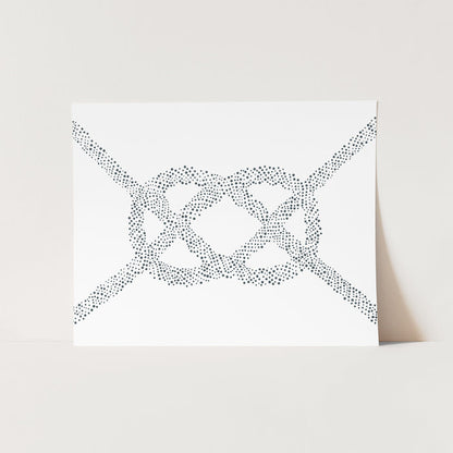 Carrick Bend Knot Illustration - Jetty Home