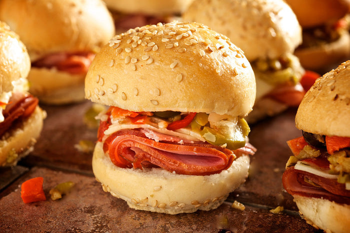 Cartozzo's Bakery Prepared Cocktail Muffulettas - 50ct