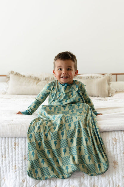 CHECKER LIGHTNING BOLTS | SLEEP SACK