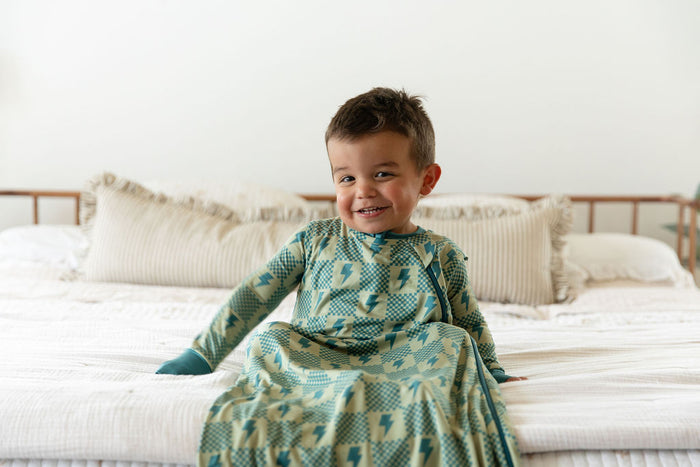 CHECKER LIGHTNING BOLTS | SLEEP SACK