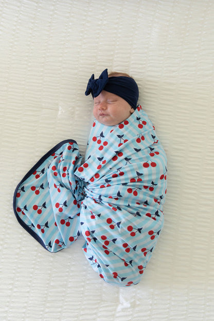 CHERRY STRIPES | SWADDLE