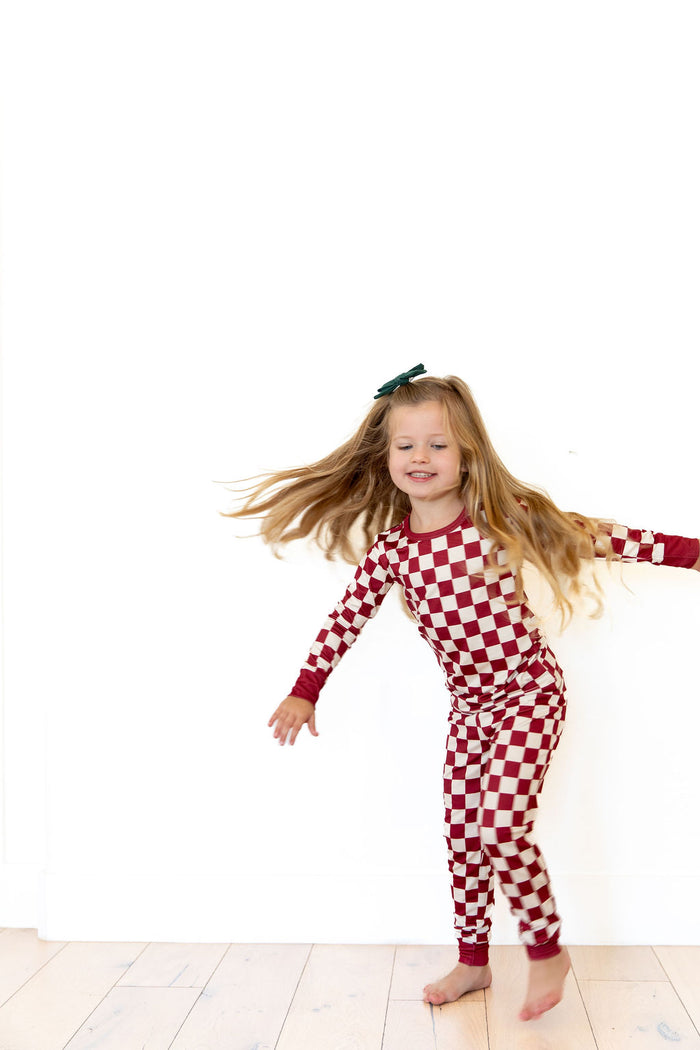 CRANBERRY CHECKER | LONG SLEEVE