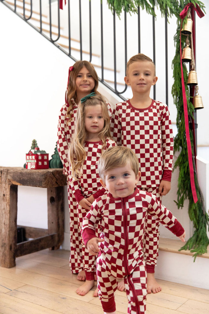 CRANBERRY CHECKER | LONG SLEEVE
