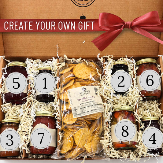 Custom 8-Jar Gift Box with Tortilla Chips