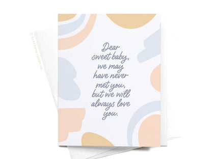 Dear Sweet Baby Miscarriage Greeting Card - Onderkast Studio