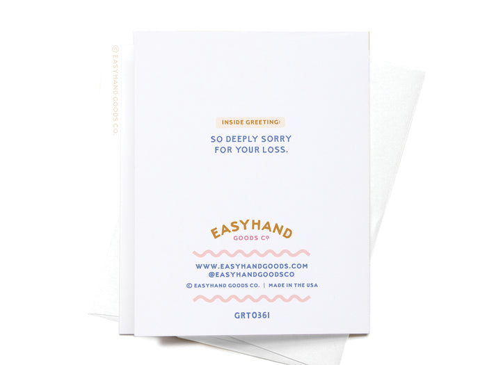 Dear Sweet Baby Miscarriage Greeting Card - Onderkast Studio