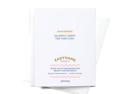 Dear Sweet Baby Miscarriage Greeting Card - Onderkast Studio