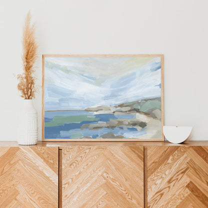 Deep Blue Shallows  - Art Print or Canvas - Jetty Home