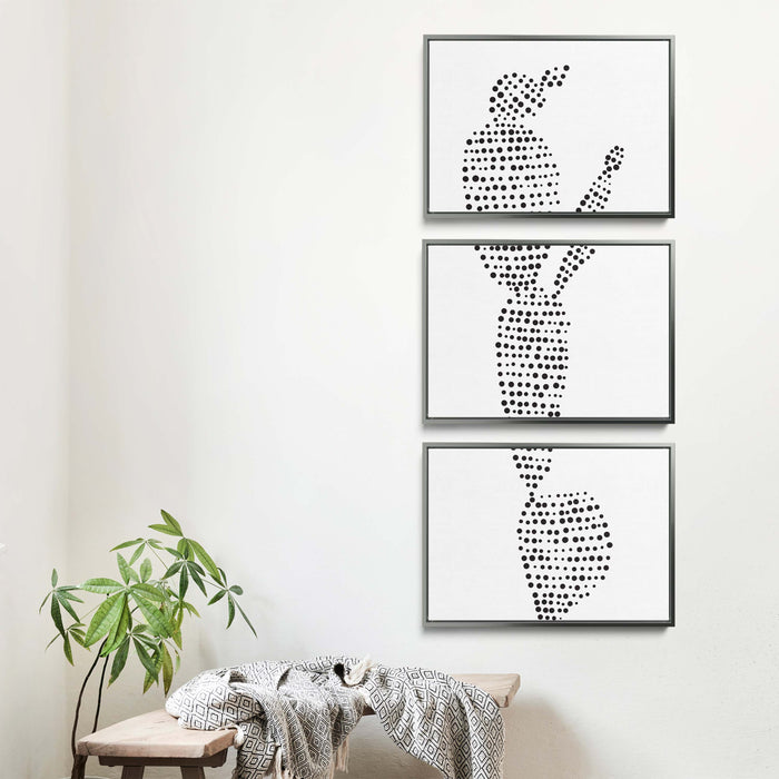 8"x10" / Canvas Set / Antique Silver