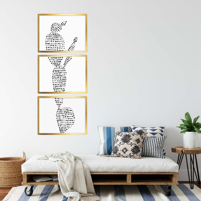 Desert Prickly Pear, No. 1 - Set of 3 - Jetty Home