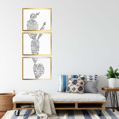 Desert Prickly Pear, No. 1 - Set of 3 - Jetty Home