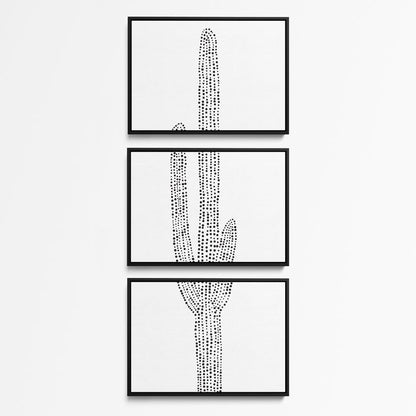 Desert Saguaro Cactus, No. 1 - Set of 3 - Jetty Home
