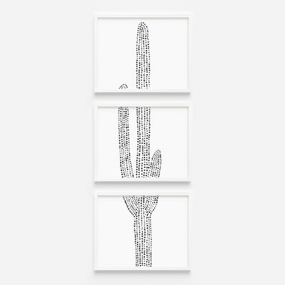 Desert Saguaro Cactus, No. 1 - Set of 3 - Jetty Home