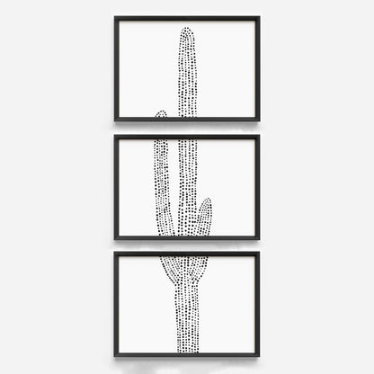 Desert Saguaro Cactus, No. 1 - Set of 3 - Jetty Home