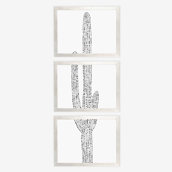 Desert Saguaro Cactus, No. 1 - Set of 3 - Jetty Home