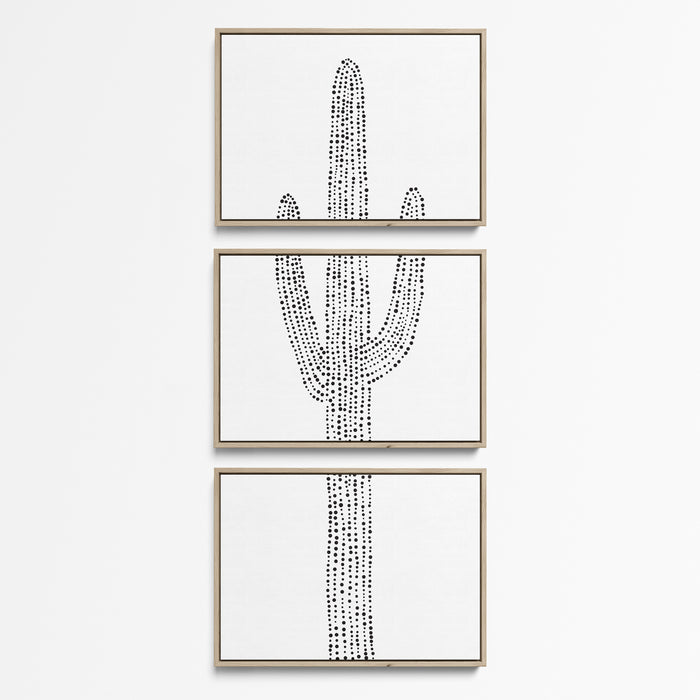 Desert Saguaro Cactus, No. 3 - Set of 3 - Jetty Home