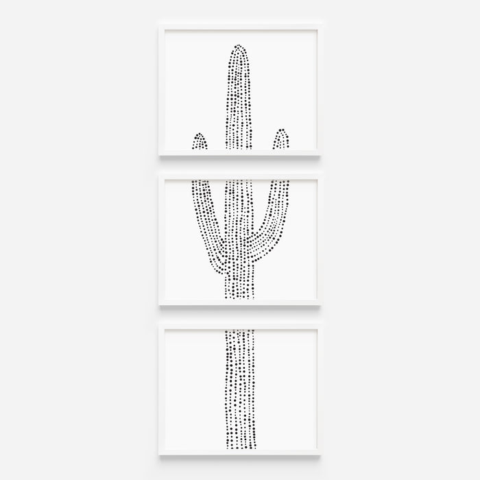 Desert Saguaro Cactus, No. 3 - Set of 3 - Jetty Home