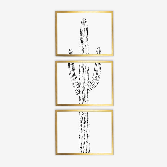 Desert Saguaro Cactus, No. 3 - Set of 3 - Jetty Home