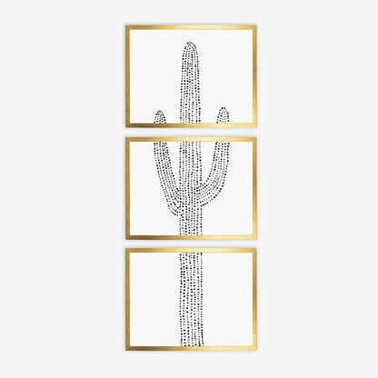 Desert Saguaro Cactus, No. 3 - Set of 3 - Jetty Home