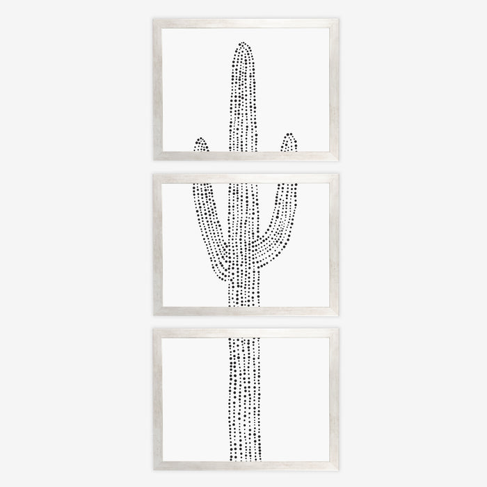 Desert Saguaro Cactus, No. 3 - Set of 3 - Jetty Home