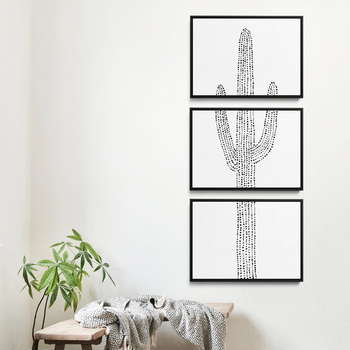 Desert Saguaro Cactus, No. 3 - Set of 3 - Jetty Home