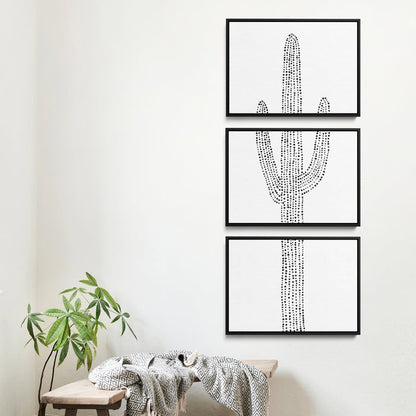 Desert Saguaro Cactus, No. 3 - Set of 3 - Jetty Home