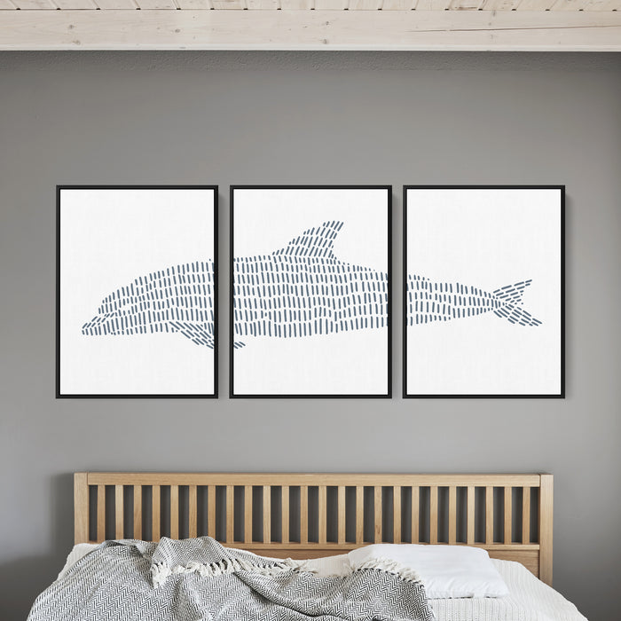 8"x10" / Canvas Set / Black
