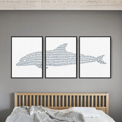 8"x10" / Canvas Set / Black