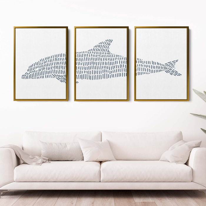 8"x10" / Canvas Set / Antique Gold