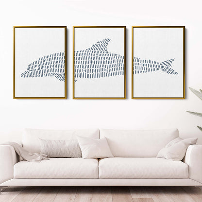 8"x10" / Canvas Set / Antique Gold