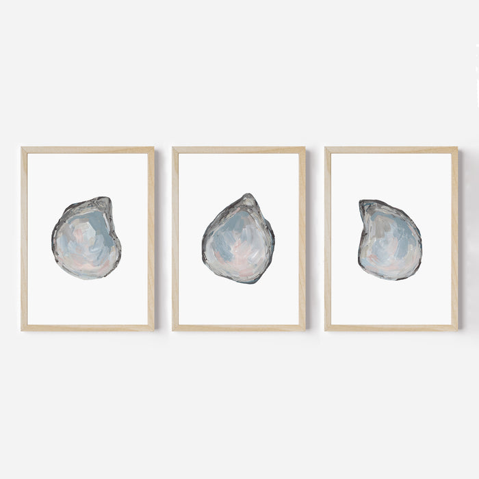 Drifted Oysters Triptych - Set of 3 - Jetty Home