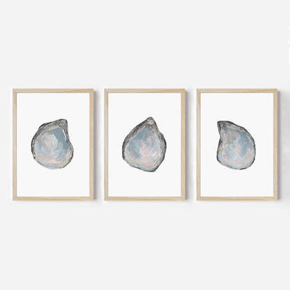 Drifted Oysters Triptych - Set of 3 - Jetty Home
