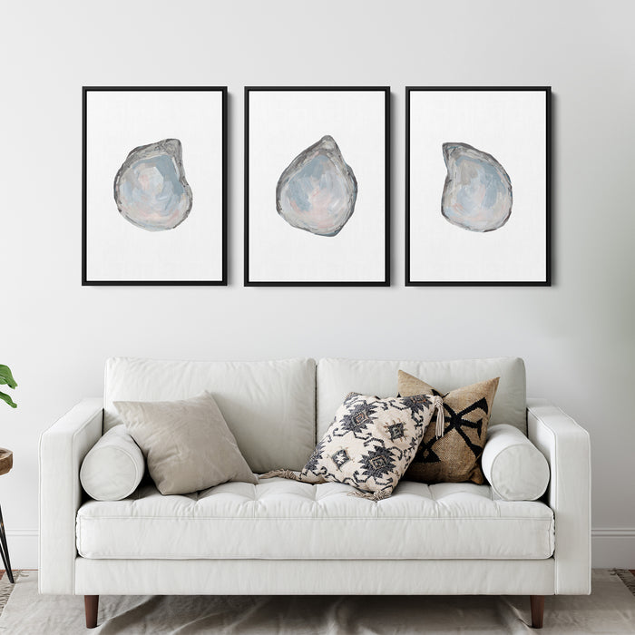 Drifted Oysters Triptych - Set of 3 - Jetty Home