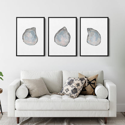 Drifted Oysters Triptych - Set of 3 - Jetty Home