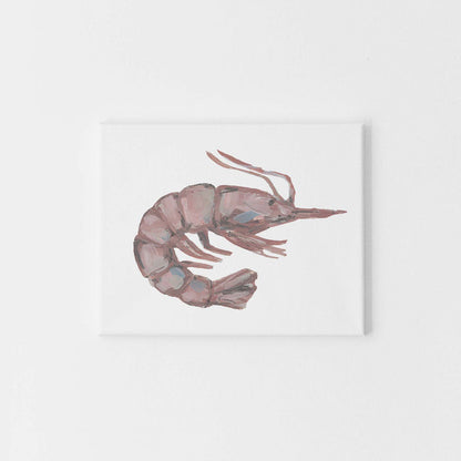 Drifted Shrimp Painting - Art Print or Canvas - Jetty Home