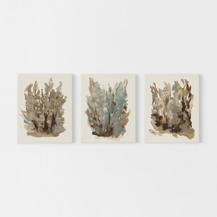 Fall Botanical Study, No. 1 - Set of 3  - Art Prints or Canvases - Jetty Home