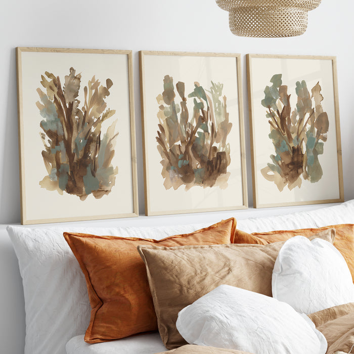Fall Botanical Study, No. 2 - Set of 3 - Jetty Home