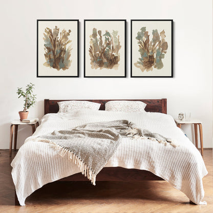 Fall Botanical Study, No. 2 - Set of 3 - Jetty Home